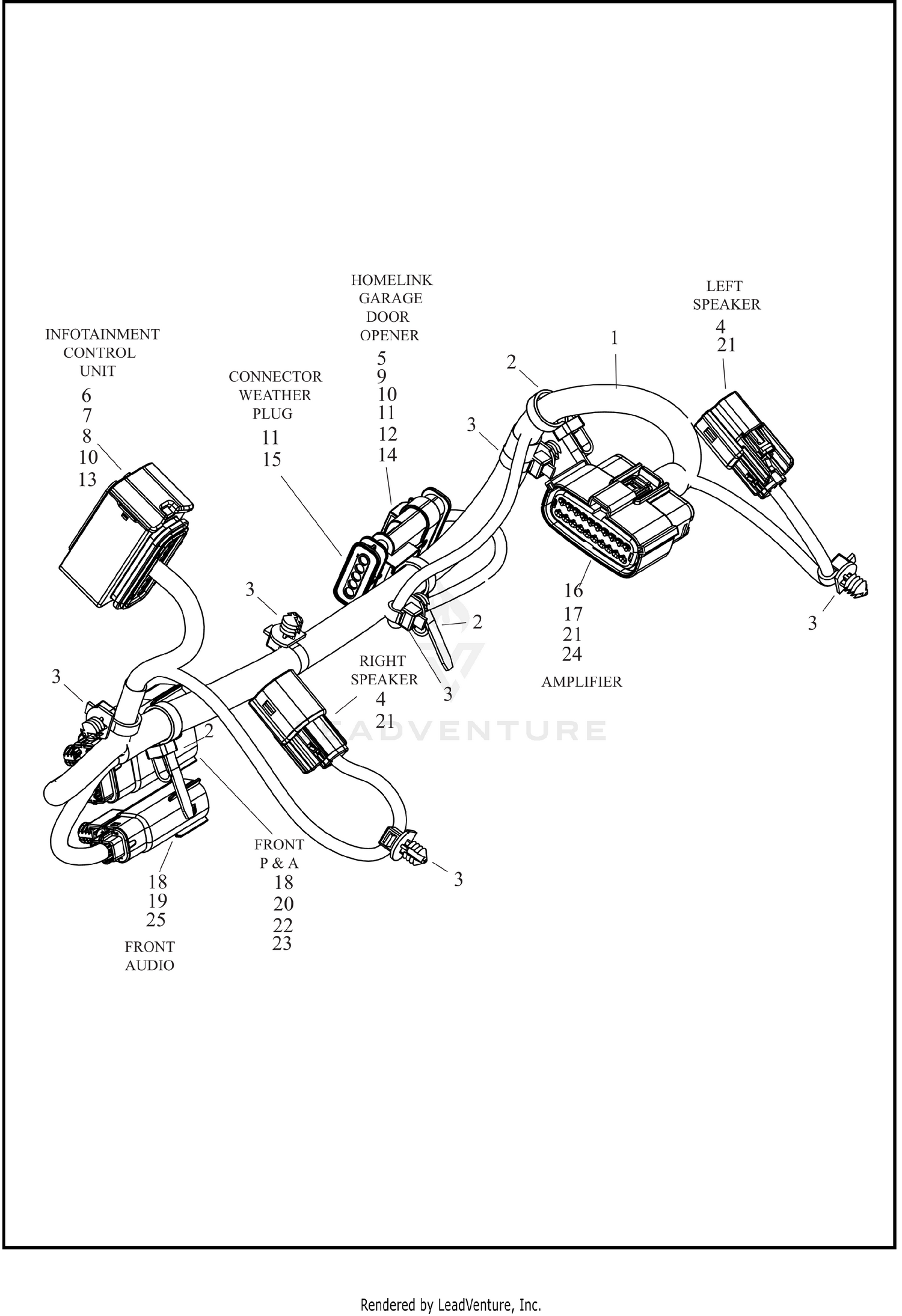 WIRING HARNESS, FAIRING