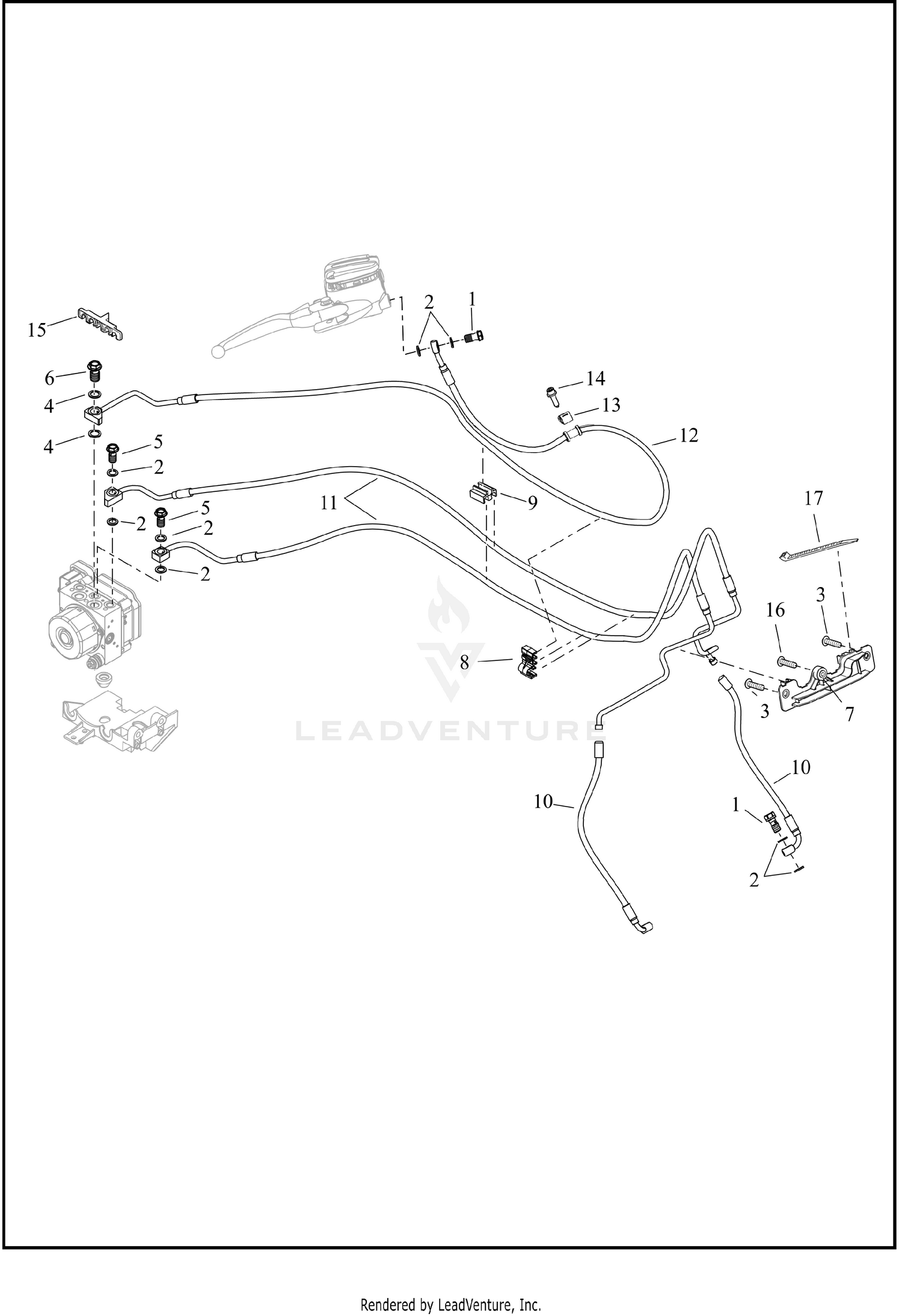 BRAKE LINES, FRONT