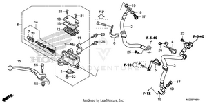Front Brake Master       Cylinder (abs) Schematic