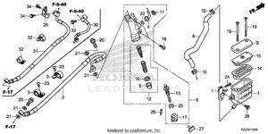 Rear Brake Master        Cylinder Schematic