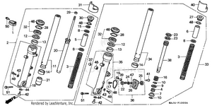 Front Fork Schematic