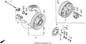 Front Wheel Schematic