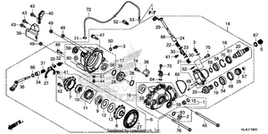 Front Final Gear (1) Schematic