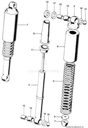 Cb100 Rear Shock Absorber K2 Schematic