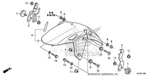 Front Fender Schematic