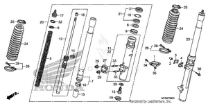Front Fork Schematic