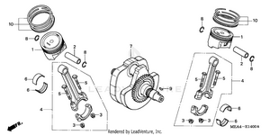 Crankshaft@piston Schematic