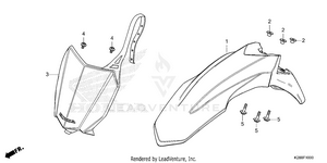Front Fender Schematic