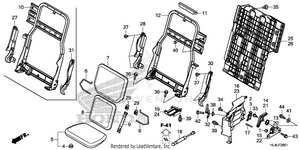 Rear Seat Schematic
