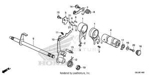 Gearshift Drum Schematic