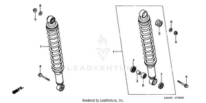 Rear Shock Absorber Schematic
