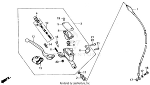 Front Brake Master Cylinder Schematic