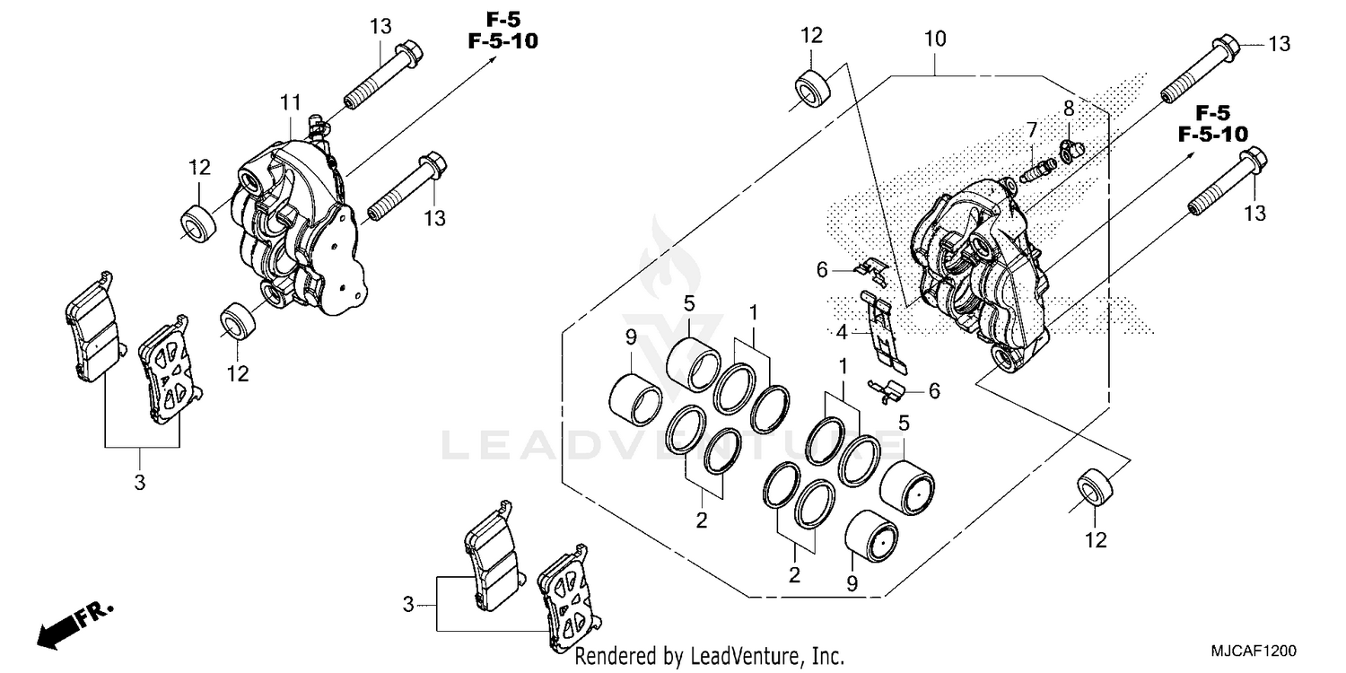 FRONT BRAKE CALIPER