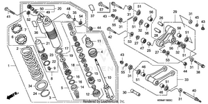 Rear Shock Absorber Schematic