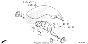 Front Fender Schematic