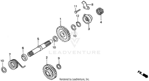 Kick Starter Spindle Schematic