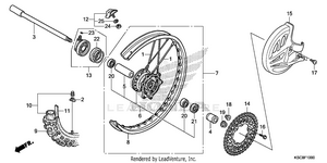 Front Wheel Schematic