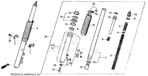 Front Fork Schematic