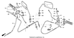 Handle Switches + Cables + Mirrors + Schematic
