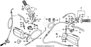 Handle Switch + Cables Schematic