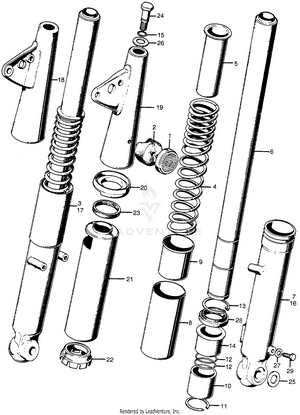 Front Fork Schematic