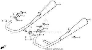 Exhaust Muffler Schematic