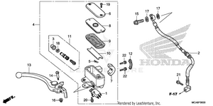 Front Brake Master       Cylinder Schematic