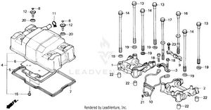 Cylinder Head Cover Schematic