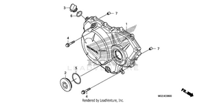 Right Crankcase Cover (1) Schematic