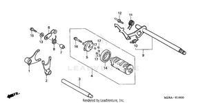 Gearshift Drum Schematic