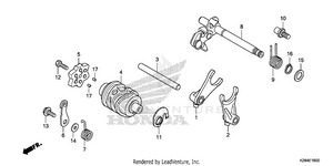 Gearshift Drum Schematic