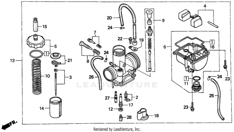 1996 Honda CR80R OEM Parts