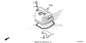 Cylinder Head Cover Schematic