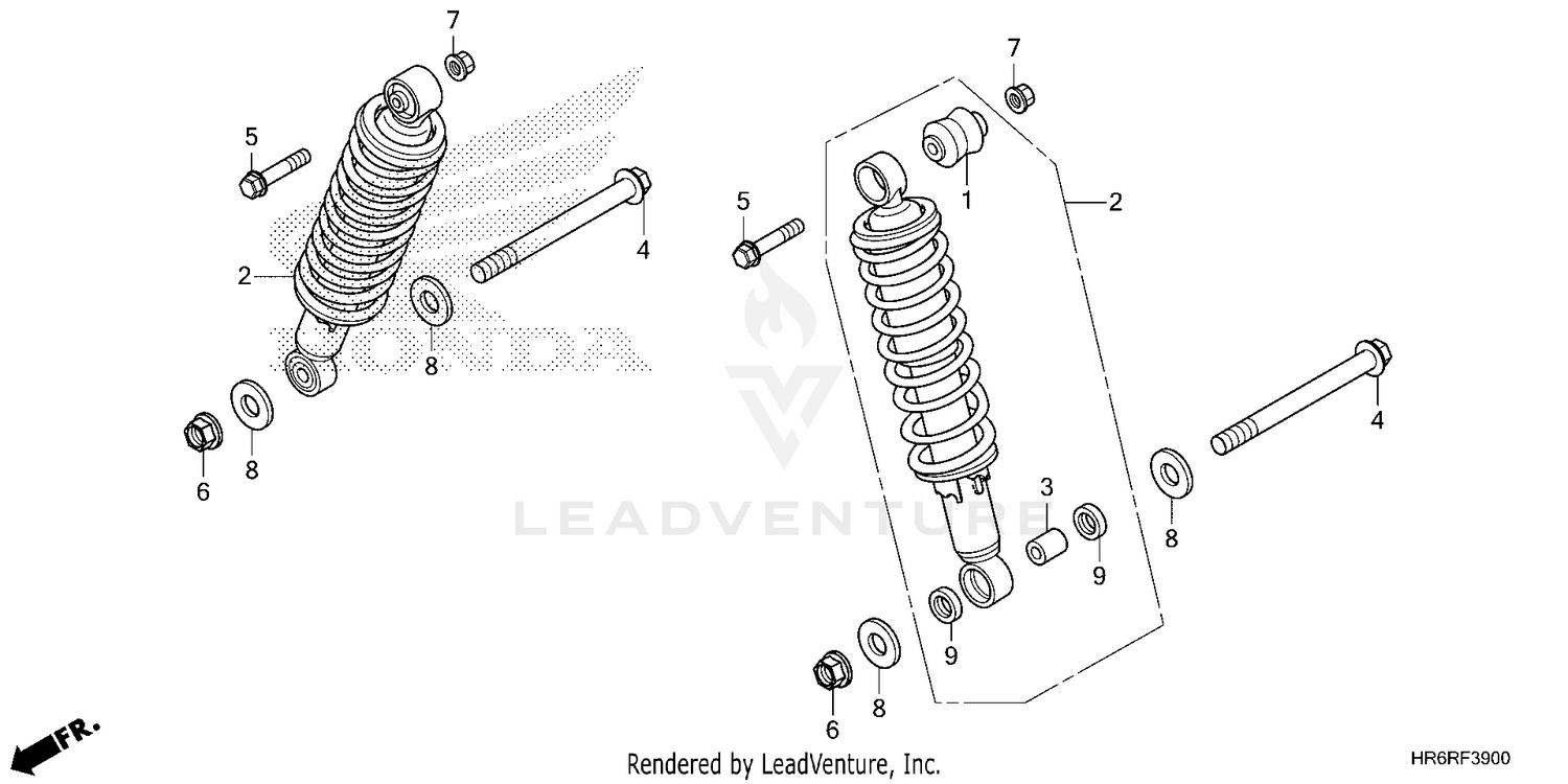 REAR SHOCK ABSORBER