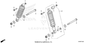 Rear Shock Absorber Schematic