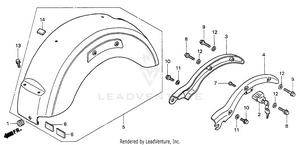Rear Fender Schematic