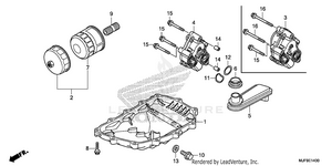 Oil Pan@oil Pump Schematic