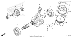 Crankshaft@piston Schematic