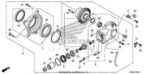 Final Driven Gear Schematic