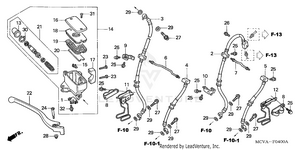 Front Brake Master Cylinder Schematic