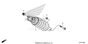 Rear Shock Absorber Schematic