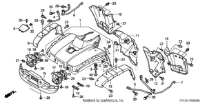 Front Fender (trx500fa'01-'04/fga'04) Schematic