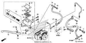 Front Brake Master       Cylinder (nss300a) Schematic