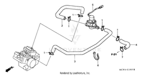 Air Injection Control    Valve Schematic