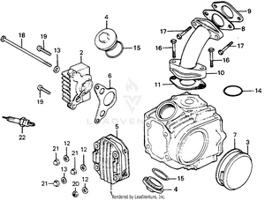 Cylinder Head Cover Schematic