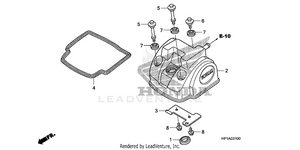 Cylinder Head Cover Schematic