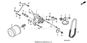 Oil Filter@oil Pump Schematic