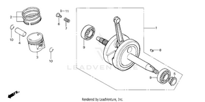 Crankshaft + Piston Schematic