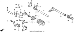 Gearshift Drum Schematic