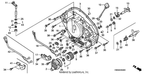 Right Crankcase Cover Schematic